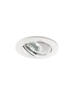 Spot encastré pivotant Ideal Lux 083179, blanc, 1 x 50 W, culot GU10, orientable 2